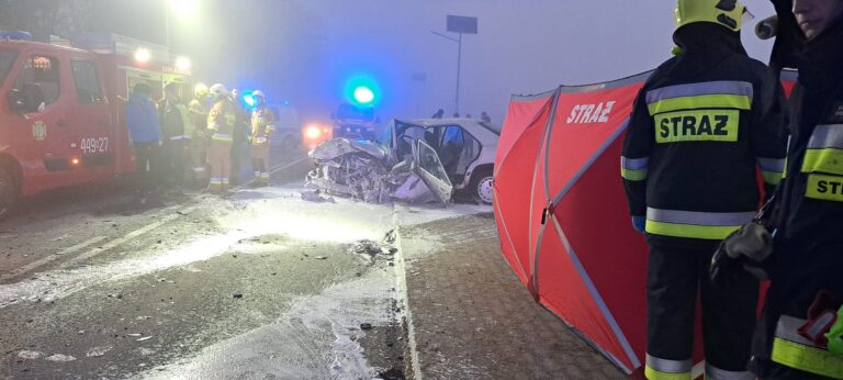 Nie żyje 24-latek. Sprawca wypadku wyprzedzał sznur samochodów