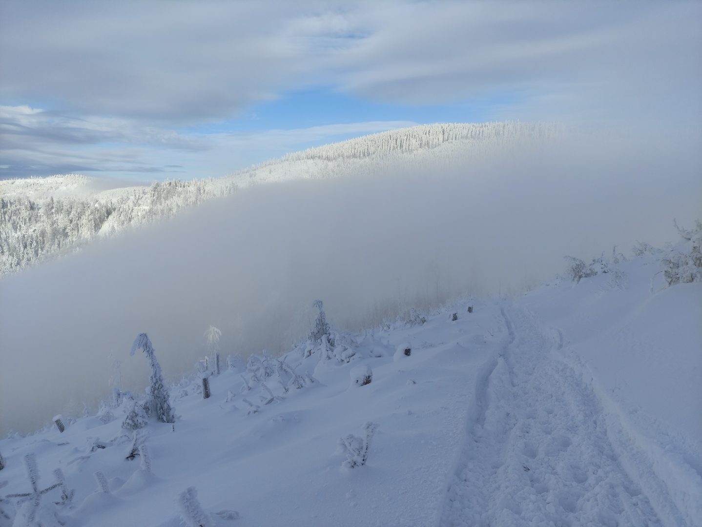 Pasmo Radziejowej, Beskid Sądecki, zgniły wyż, inwersja