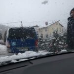 Sądecczyzna, trudne warunki na drogach, kolizje, wypadki