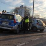 Węgierska, kolizja radiowozu