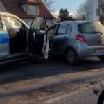 Węgierska, kolizja radiowozu