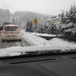 Sądecczyzna, trudne warunki na drogach, kolizje, wypadki