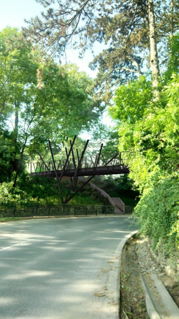 Stary Sącz, ścieżka rowerowa, kładka, ul. Jana Pawła II