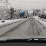 Sądecczyzna, trudne warunki na drogach, kolizje, wypadki
