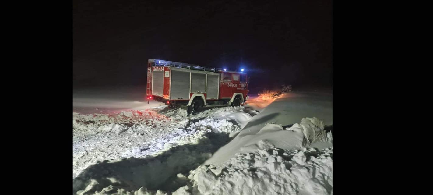 atak zimy, Sądecczyzna, śmierć 70-latki, Wawrzka