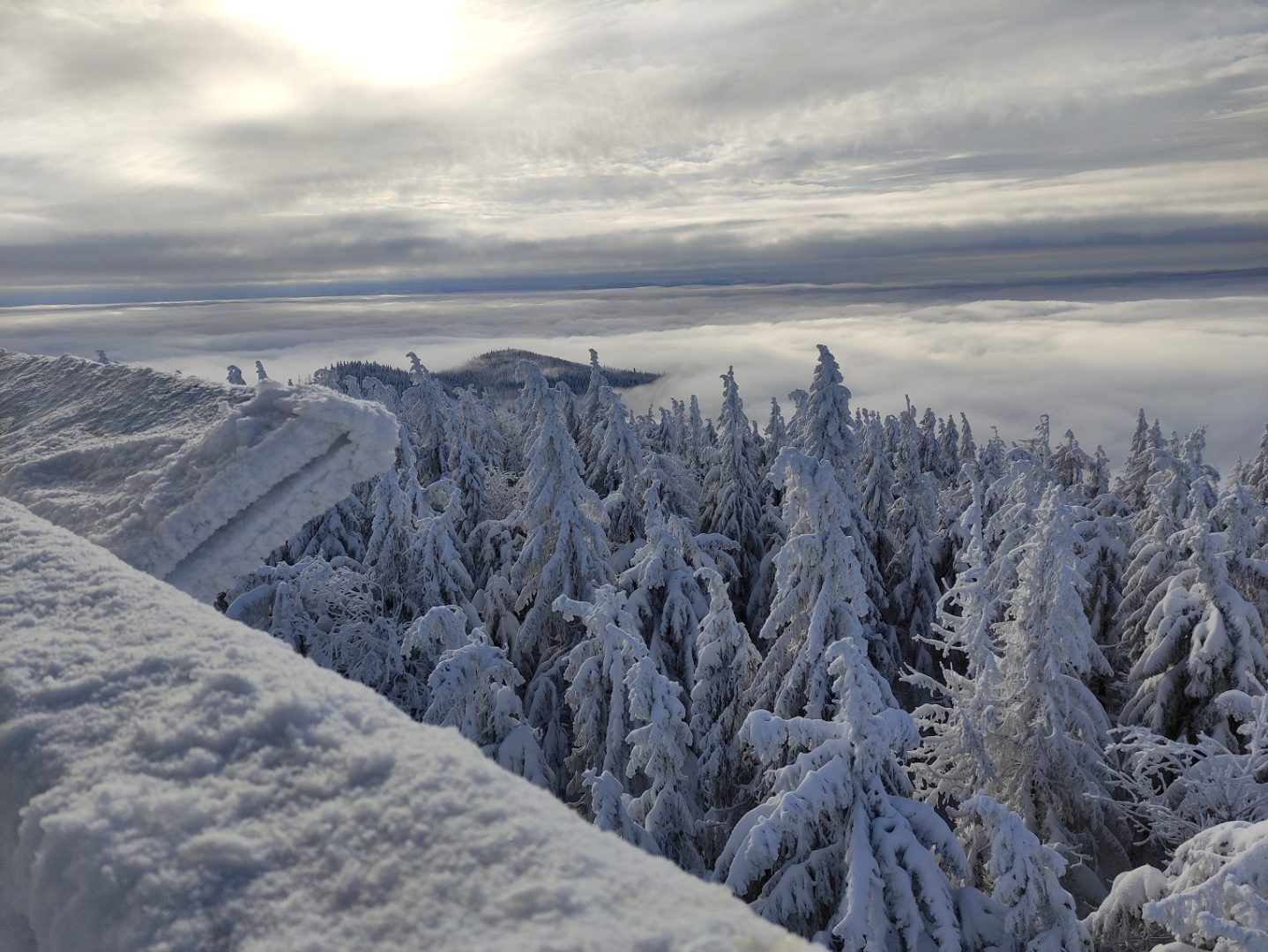 Pasmo Radziejowej, Beskid Sądecki, zgniły wyż, inwersja