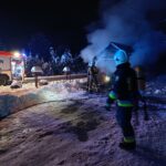 Dobra, pożar warzywniaka