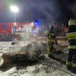 Dobra, pożar warzywniaka