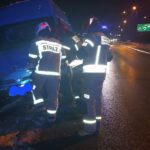 Limanowa, kolizja ze słupem, pijany kierowca