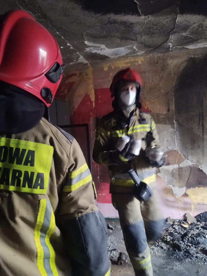 ul. Sienkiewicza, Nowy Sącz, pożar mieszkania