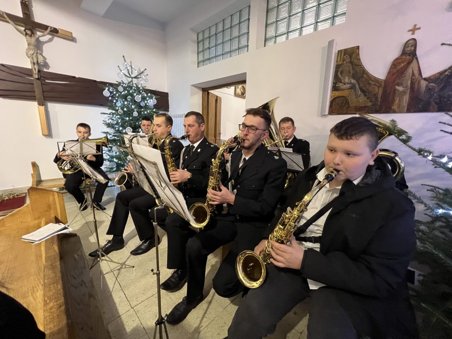 Koncert Noworoczny, Kąclowa, Ignaś Chojecki-Skraba, Pogórzańskie Dzieci, Orkiestra Dęta z Florynki. Ewa Matuła, Tadeusz Matuła, Andrzej Szafrański