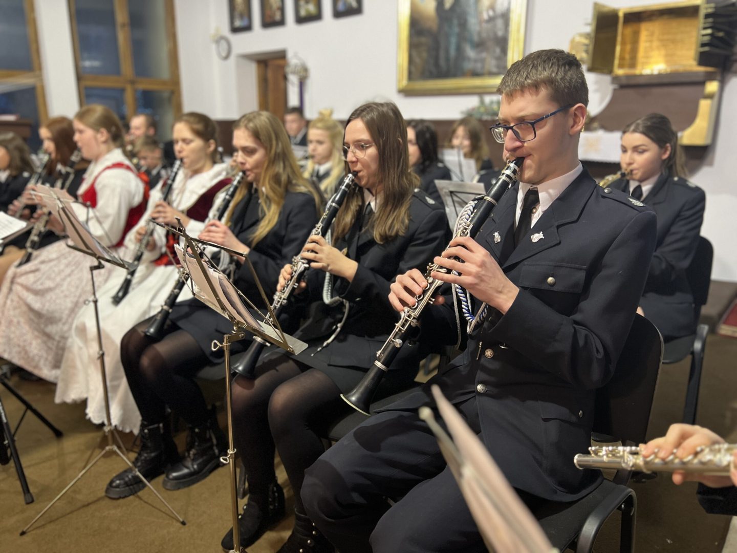 Koncert Noworoczny, Kąclowa, Ignaś Chojecki-Skraba, Pogórzańskie Dzieci, Orkiestra Dęta z Florynki. Ewa Matuła, Tadeusz Matuła, Andrzej Szafrański