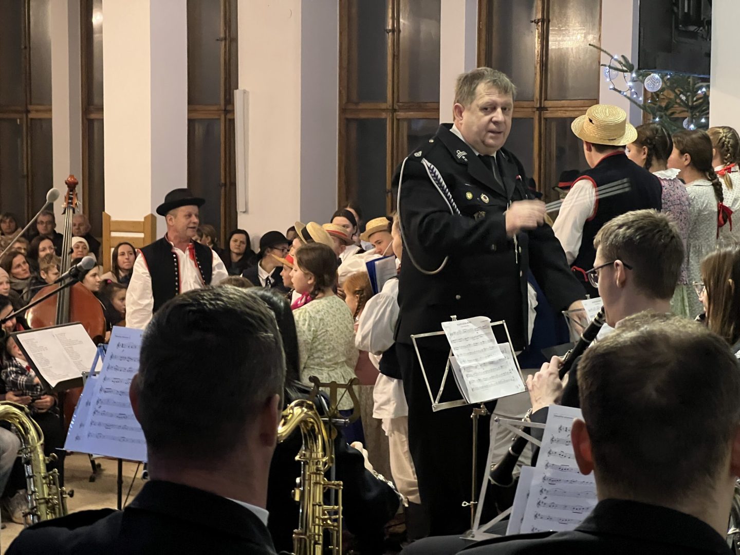 Koncert Noworoczny, Kąclowa, Ignaś Chojecki-Skraba, Pogórzańskie Dzieci, Orkiestra Dęta z Florynki. Ewa Matuła, Tadeusz Matuła, Andrzej Szafrański