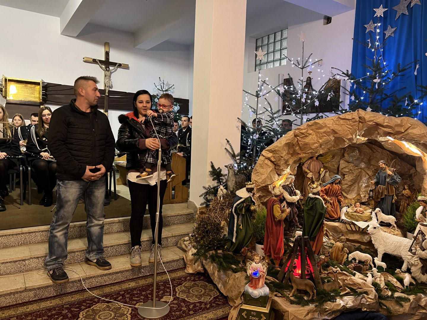 Koncert Noworoczny, Kąclowa, Ignaś Chojecki-Skraba, Pogórzańskie Dzieci, Orkiestra Dęta z Florynki. Ewa Matuła, Tadeusz Matuła, Andrzej Szafrański