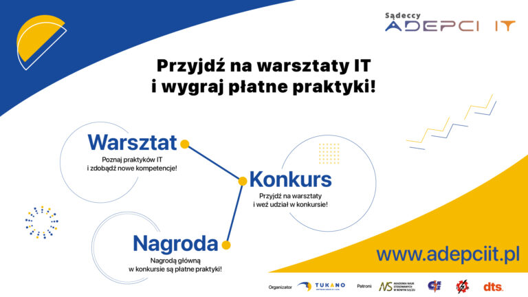 Sądeccy Adepci IT. Bezpłatne warsztaty i konkurs dla młodych sądeczan od Tukano Software House!