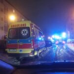 Nowy Sącz, Aleje Wolnosci, karetka, PSP