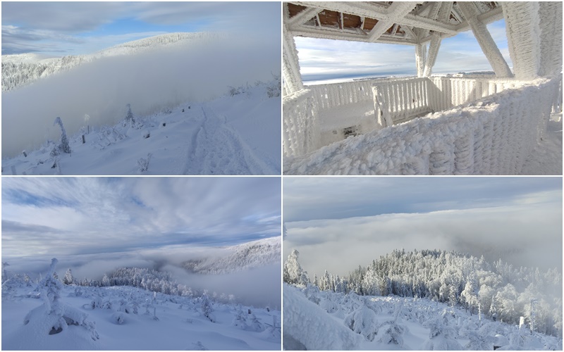 Pasmo Radziejowej, Beskid Sądecki, zgniły wyż, inwersja