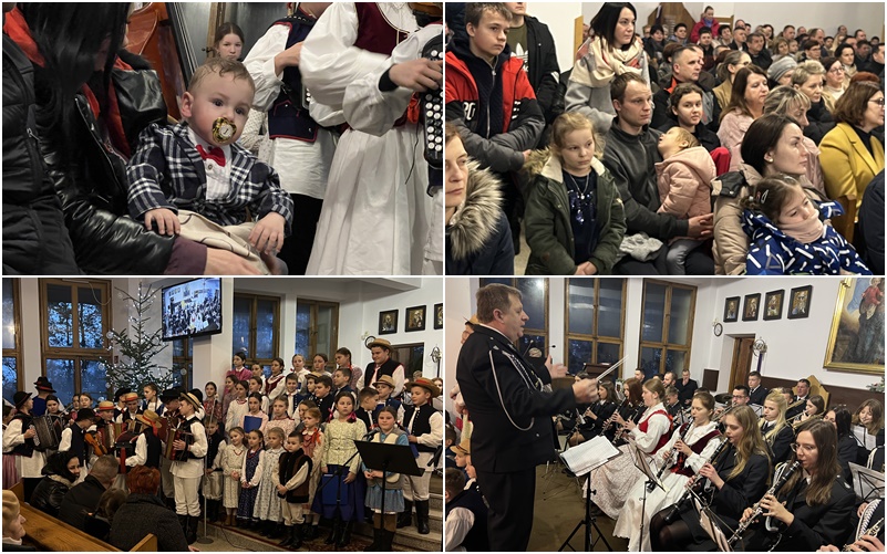 Koncert Noworoczny, Kąclowa, Ignaś Chojecki-Skraba, Pogórzańskie Dzieci, Orkiestra Dęta z Florynki. Ewa Matuła, Tadeusz Matuła, Andrzej Szafrański