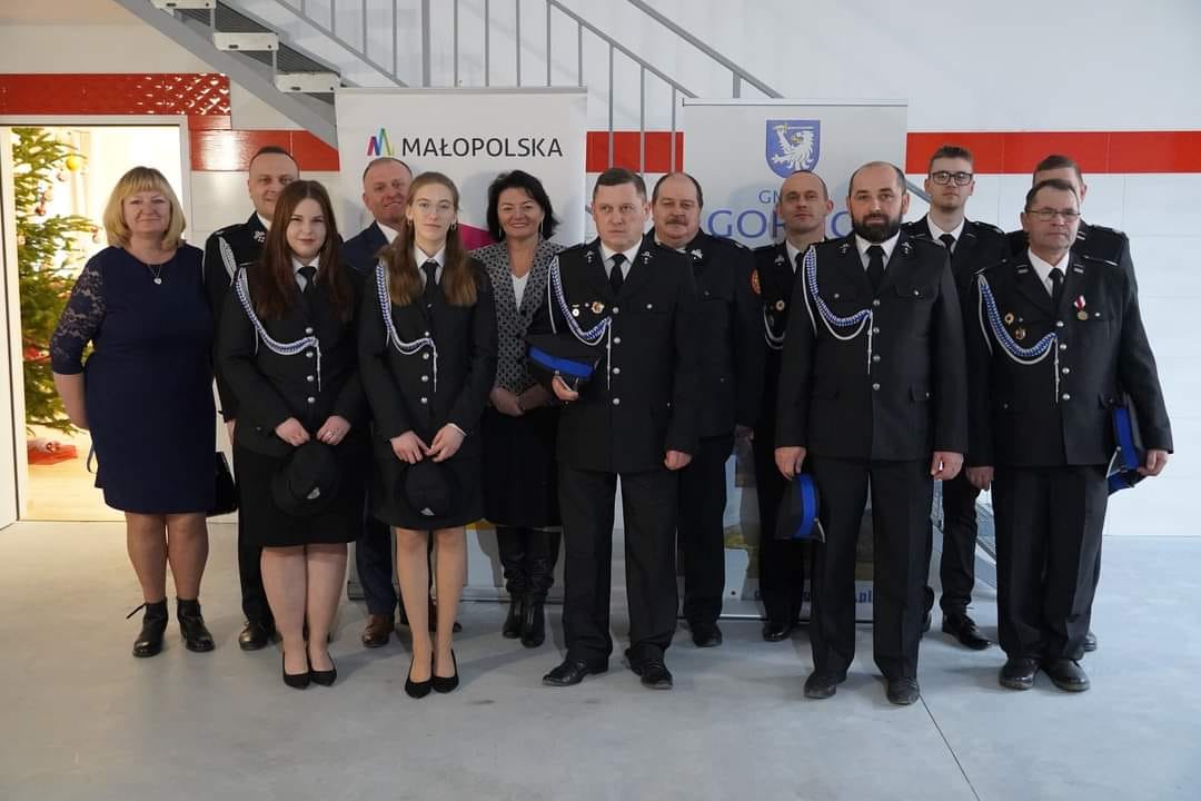 Nowa remiza, OSP Klęczany, powiat gorlicki