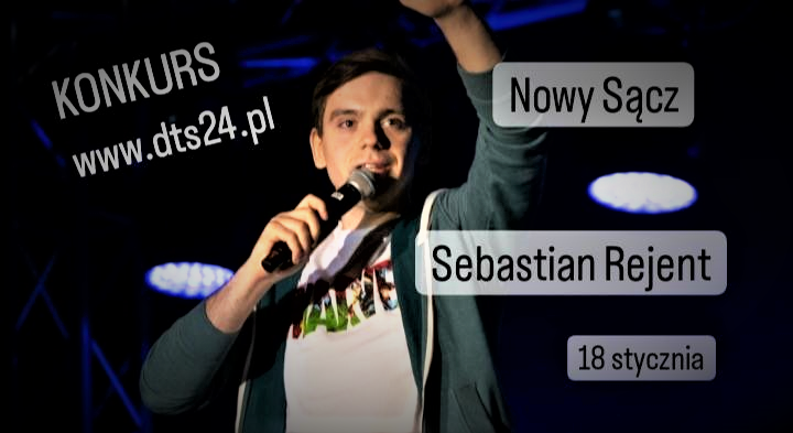 KONKURS: Rozdajemy dwie wejściówki na występ Sebastiana Rejenta w Nowym Sączu