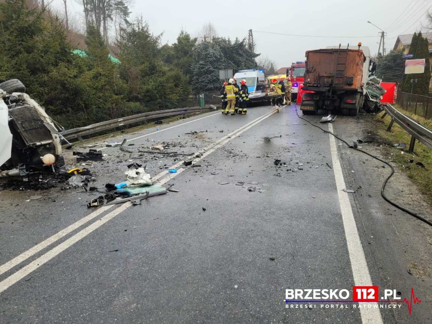 wypadek w Czchowie, dk 75, Nowy Sącz-Brzesko