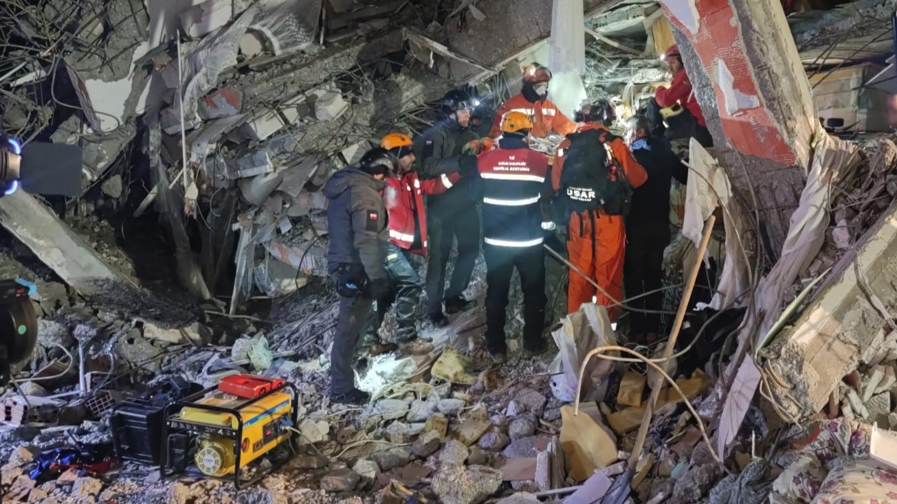 Syria, Turcja, trzęsienie ziemi w Turcji, Husar Poland, PSP w Nowym Sączu, akcja ratownicza