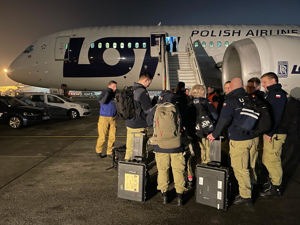 Syria, Turcja, trzęsienie ziemi w Turcji, Husar Poland, PSP w Nowym Sączu, akcja ratownicza