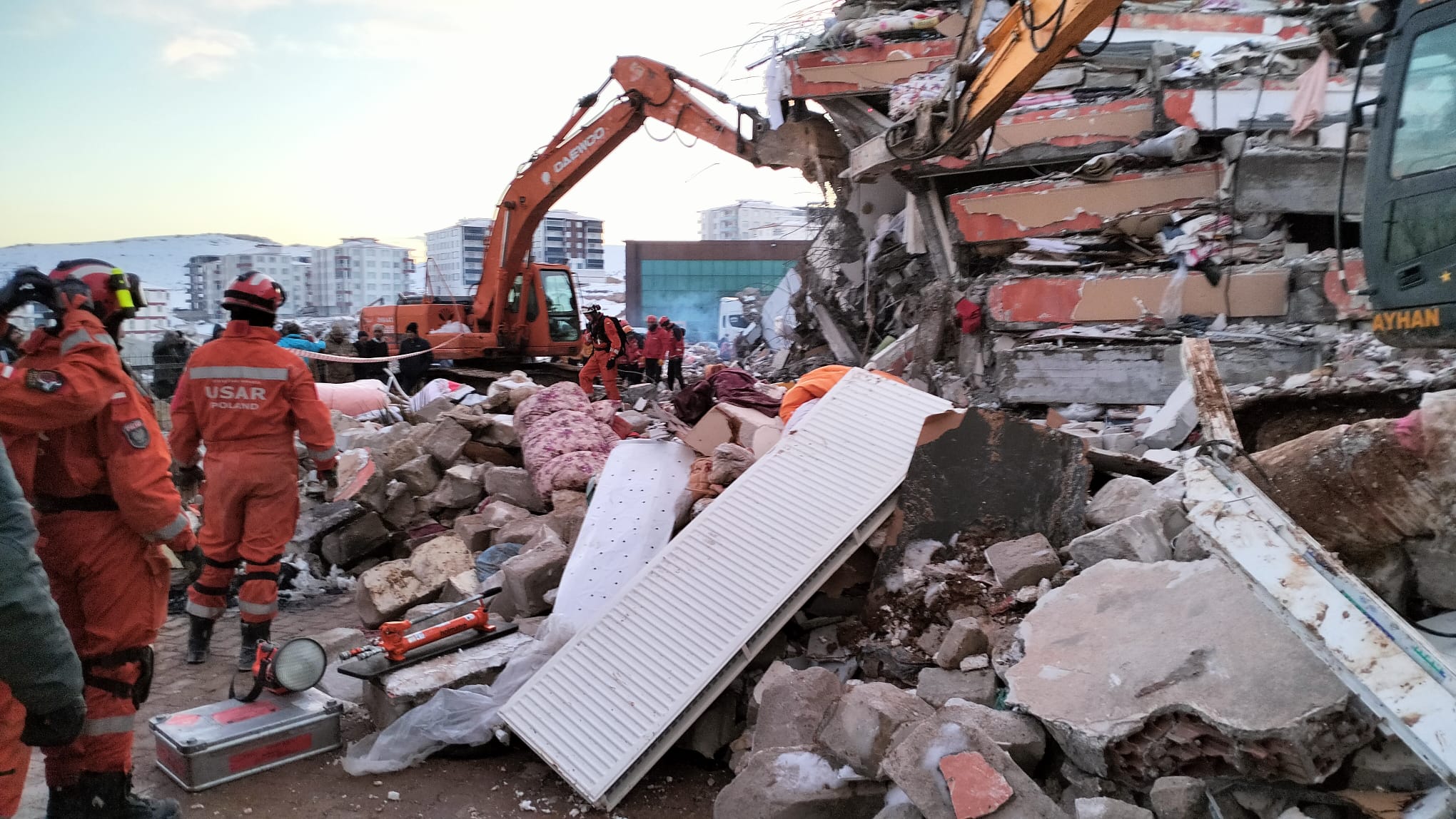 Syria, Turcja, trzęsienie ziemi w Turcji, Husar Poland, PSP w Nowym Sączu, akcja ratownicza