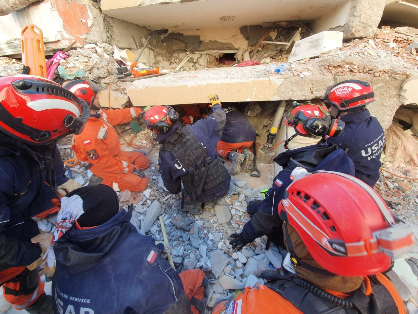 Syria, Turcja, trzęsienie ziemi w Turcji, Husar Poland, PSP w Nowym Sączu, akcja ratownicza