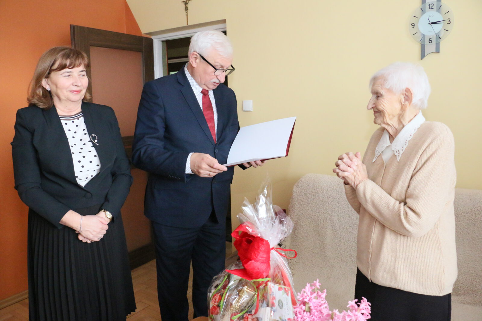 Janina Florek, 100 lat, miasto Limanowa