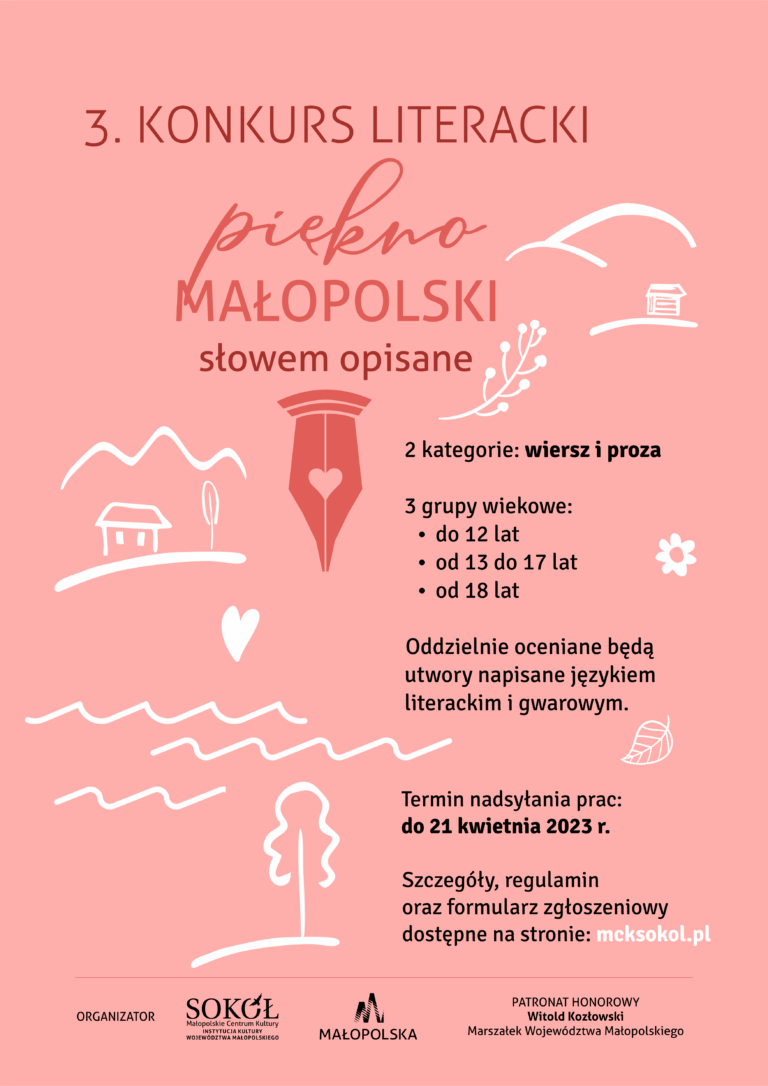 2023.04.21_konkurs PIEKNO MALOPOLSKI_plakat