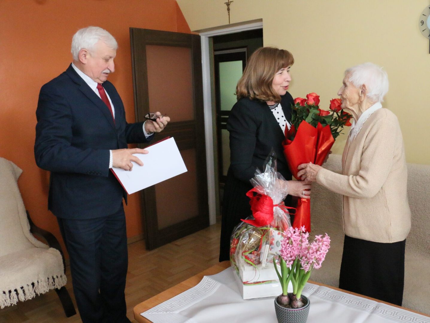 Janina Florek, 100 lat, miasto Limanowa