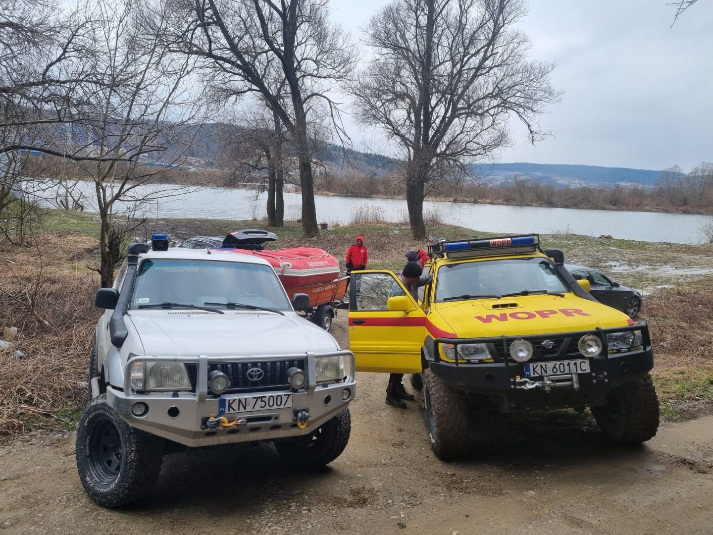 poszukiwania Dunajec