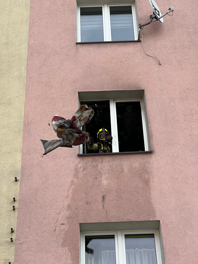 Nowy Sącz, ul. Żółkiewskiego, pożar