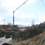Limanowa, budowa mostu