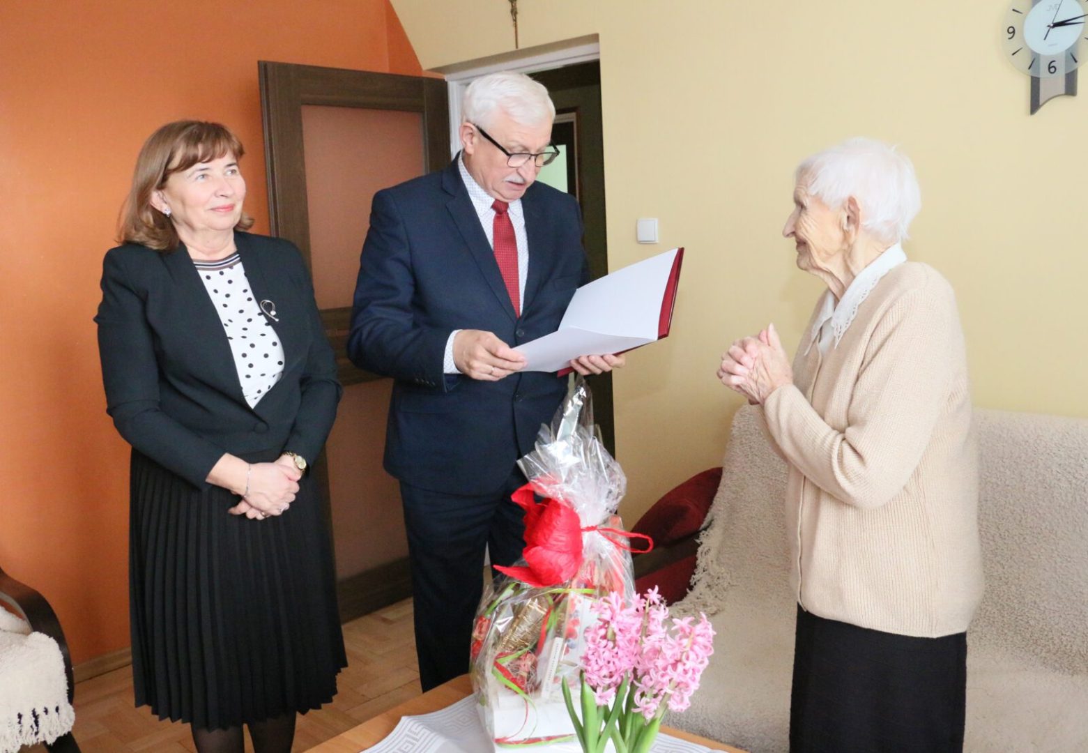 Janina Florek, 100 lat, miasto Limanowa