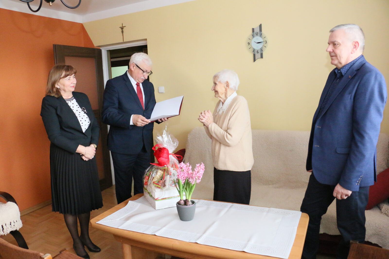 Janina Florek, 100 lat, miasto Limanowa