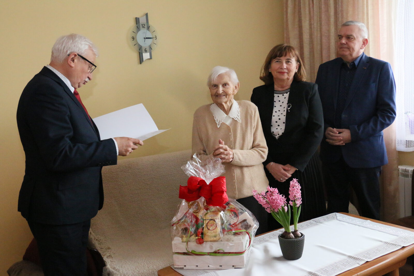 Janina Florek, 100 lat, miasto Limanowa