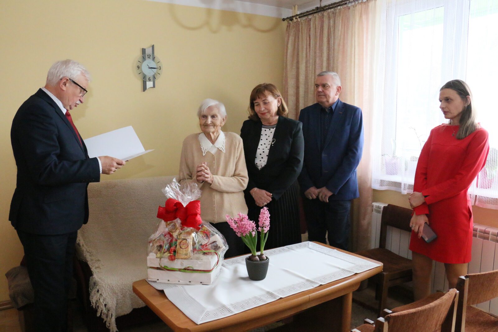 Janina Florek, 100 lat, miasto Limanowa