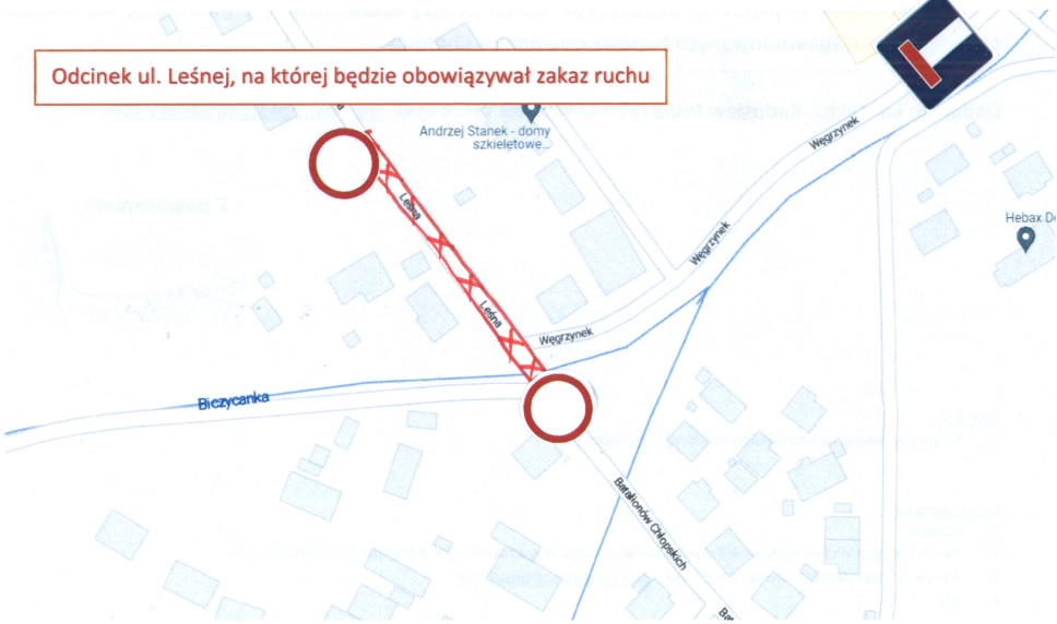 Chełmiec, ul. Leśna