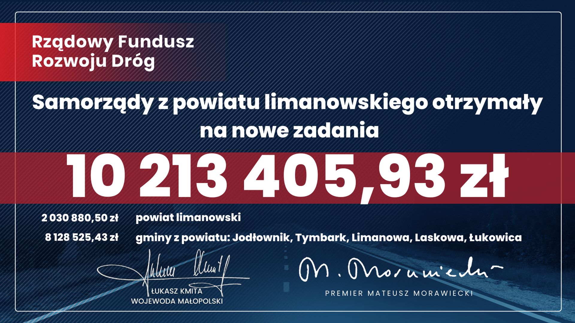 Rządowy Fundusz Rozwoju Dróg - podpisanie umów (13.03.2023 r.)