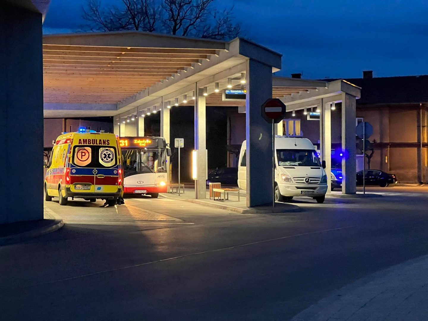Nowy Sącz, dworzec MPK, zasłabnięcie, Policja, ZRM