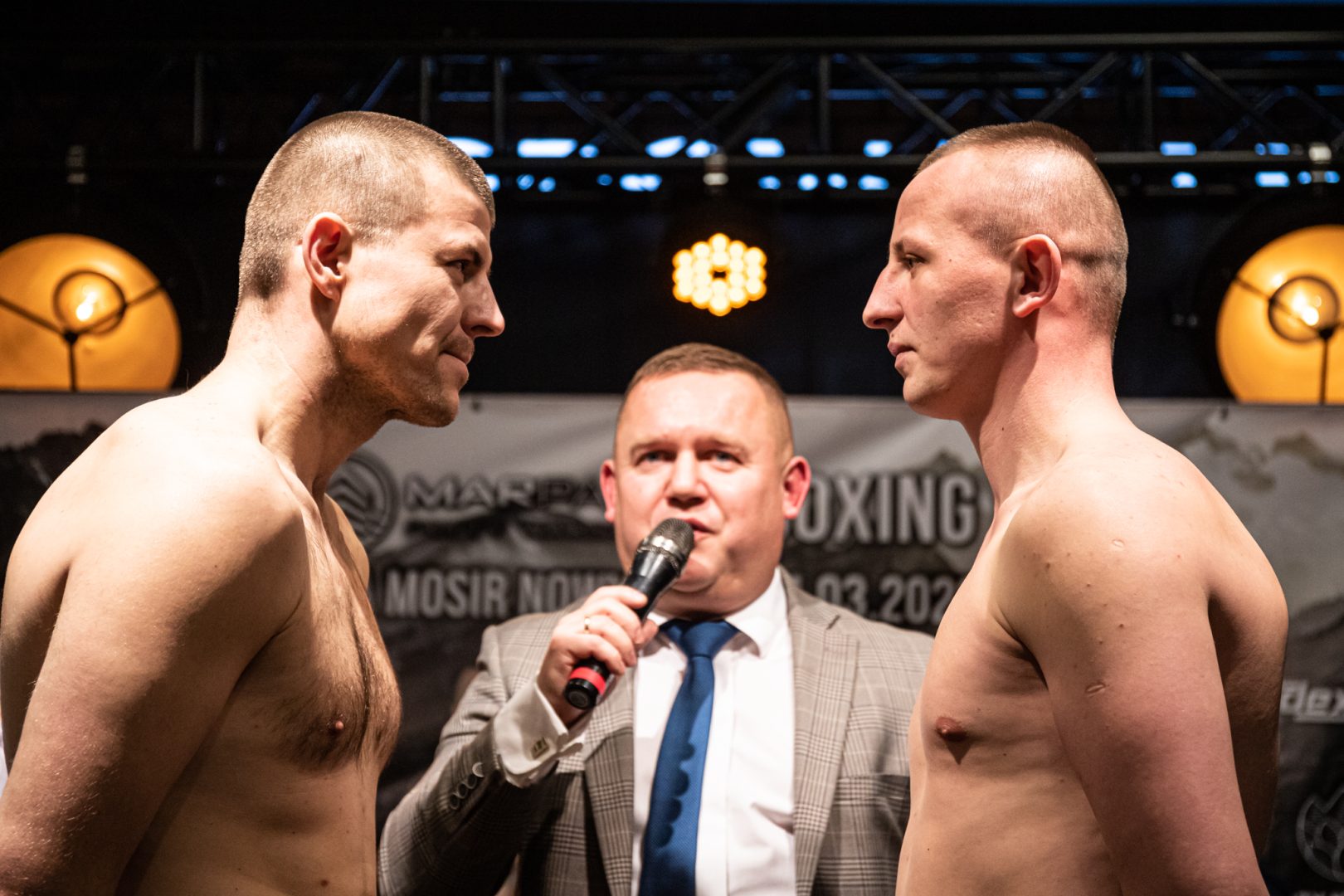 góralska bitka, zdjęcia, ważenie, Nowy Sącz, Marpanel Boxing Night