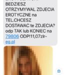 mms od oszustów