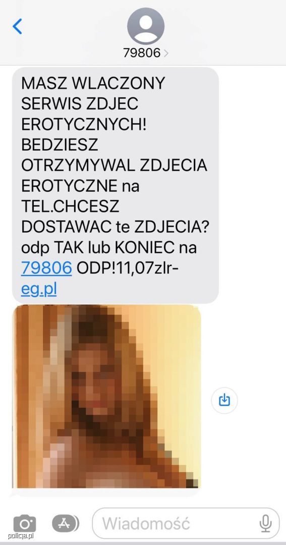 mms od oszustów