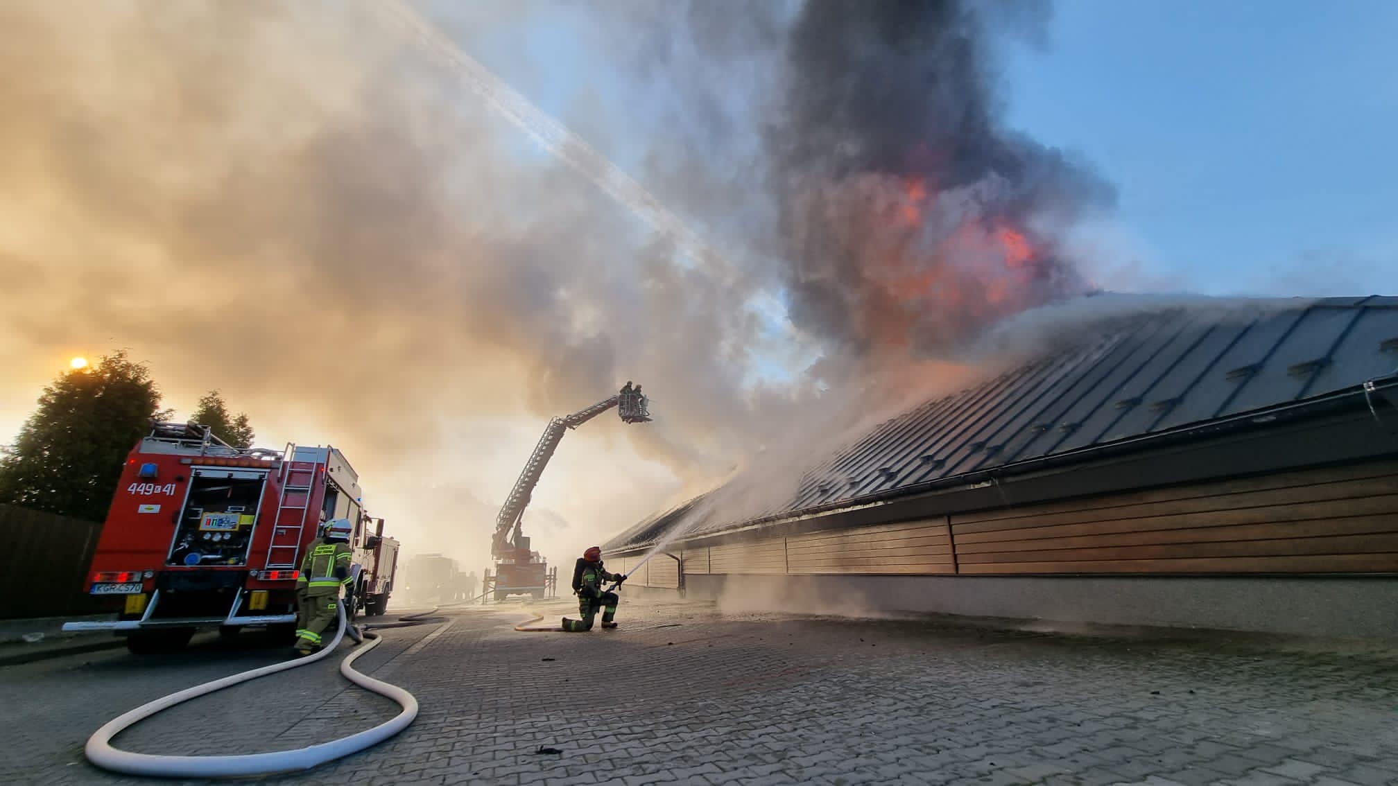 pożar Neonet Gorlice