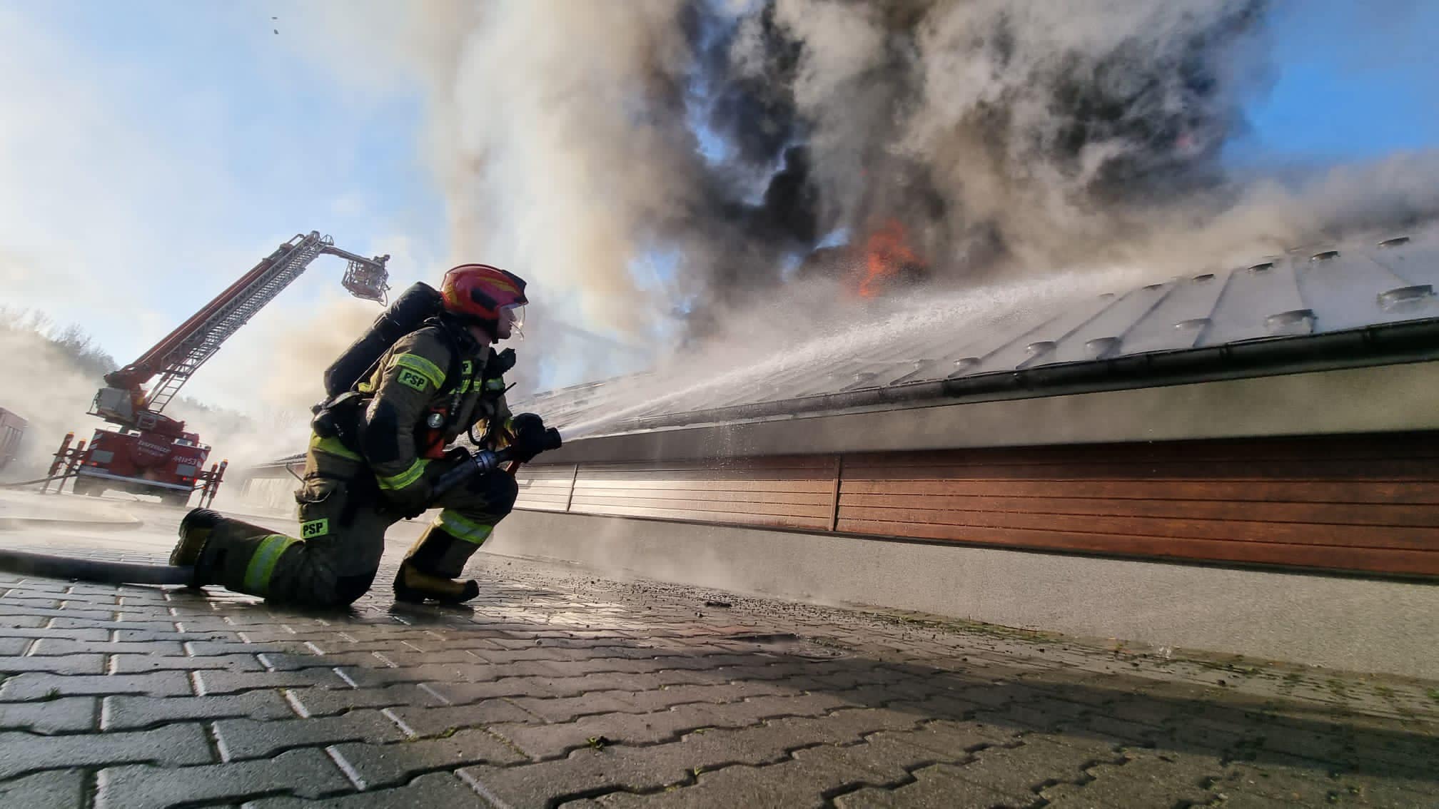 pożar Neonet Gorlice