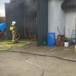 pożar samochodu Gaboń