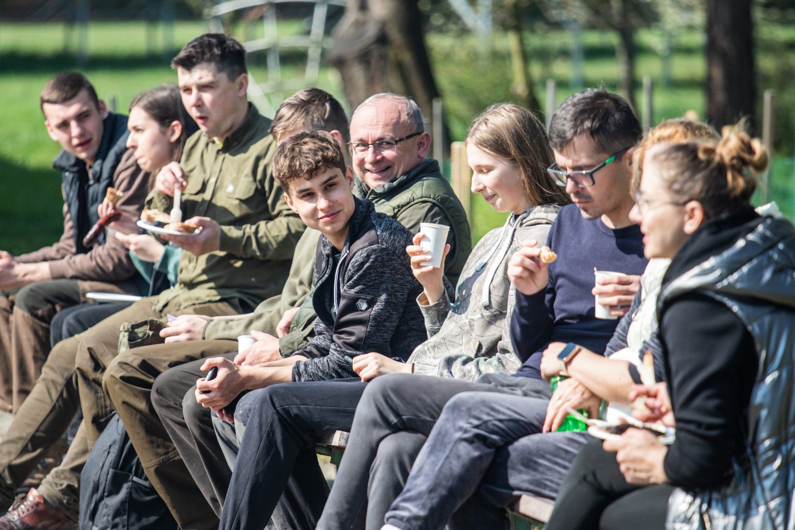 Świniarsko, Sądeckie Wodociągi, sadzenie drzew