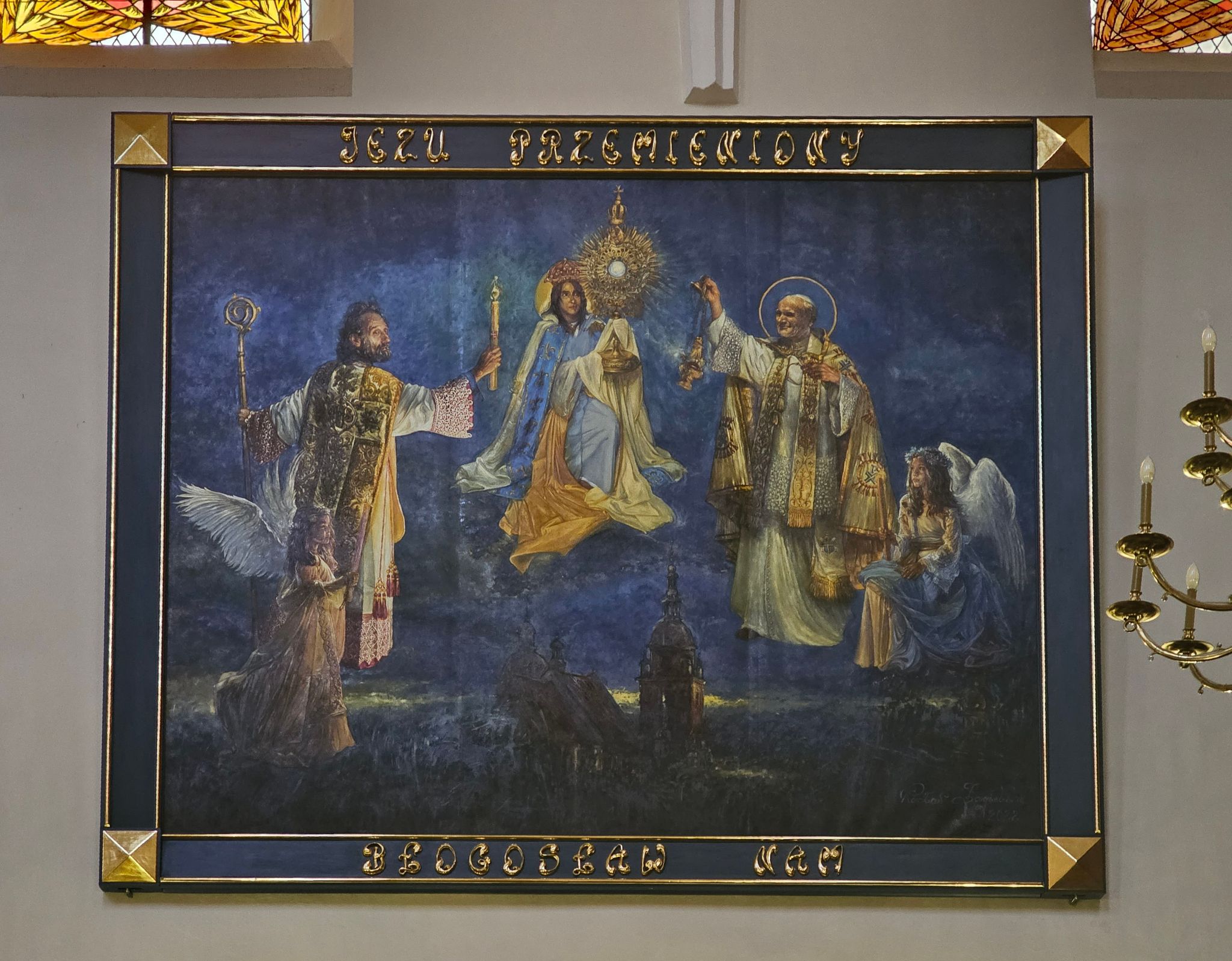 Bazylika sw. Małgorzaty, obraz, Wacław Jagielski, rodzina Koral, Jan Paweł II, obraz